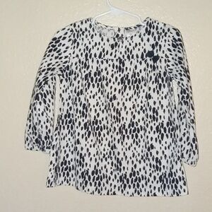 Carter's black and white dress